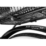 Košík na zadný nosič - skrutkovaný BP-3 Čierny